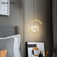 black gold led pendant lights indoor decor small pendant lamp for dining room kitchen living room bedroom home lighting fixtures
