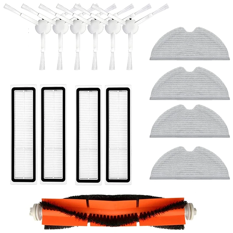 

Replacement Spare Parts For Dreame D9 L10 L10 PRO Vacuum Cleaner Main Brush Side Brush Hepa Filter Washable Mop Pads