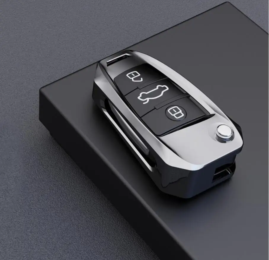 Роскошный чехол с бриллиантами для автомобиля держатель ключа цепь Audi A1 A3 A4 A5 Q7 A6