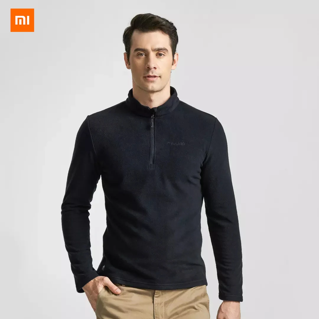 

Xiaomi Youpin Stand-up collar pullover fleece High fiber count polar fleece fabric, dense and fluffy, lighter and warmer