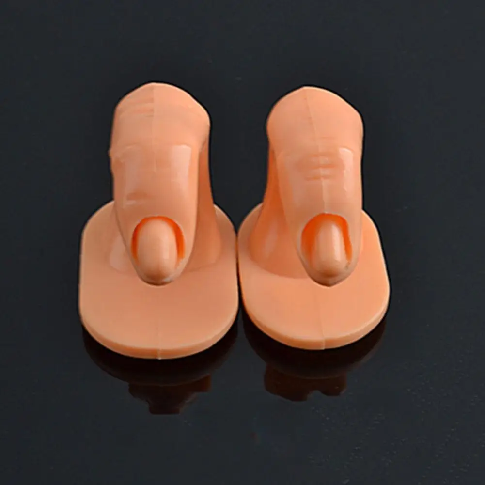 

1Pcs Plastic Practice Fake Finger Nail Art Model Finger Acrylic For Training DIY Nail UV Tool Adjustable Manicure Tools Gel D3U7