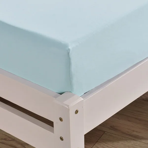 Sky Blue 50 одноцветные белые простыни королевского размера постельные простыни для взрослых двуспальная кровать XF510 - Цвет: Sky Blue