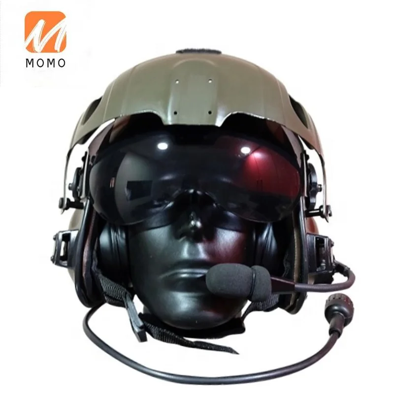 

Fighter Pilot Helicopter Helmet ( Chopper Helmet)