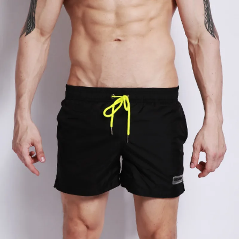 Плавки для плавания однотонный купальный костюм Мужская одежда мужские шорты