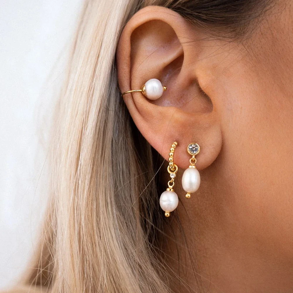 Модная куртка с надписью Mini Золотой цвет серьги овальные из пресной воды