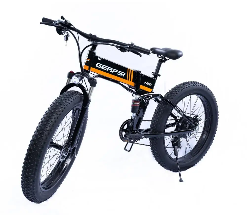 Verkauf Elektrische Schnee E-Bike 2 Räder Elektrische Fahrräder 4,0 Fett Reifen 26 Zoll 48V 500W Leistungsstarke Berg Falten Elektrische Fahrrad