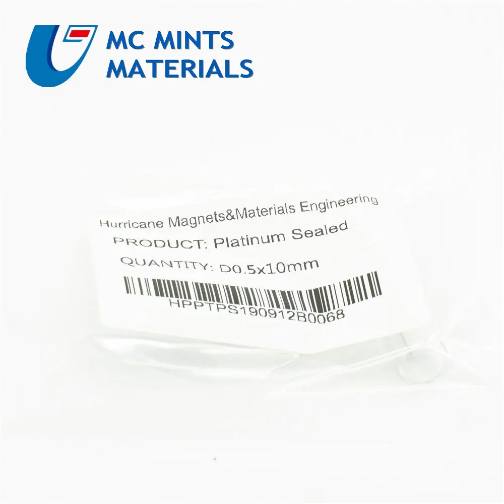 

Metal Platinum Sealed Wire Element Density Pt Sheet High Purity 99.95% 4 Element Collection Hobbies Lab Crafts Display Glass
