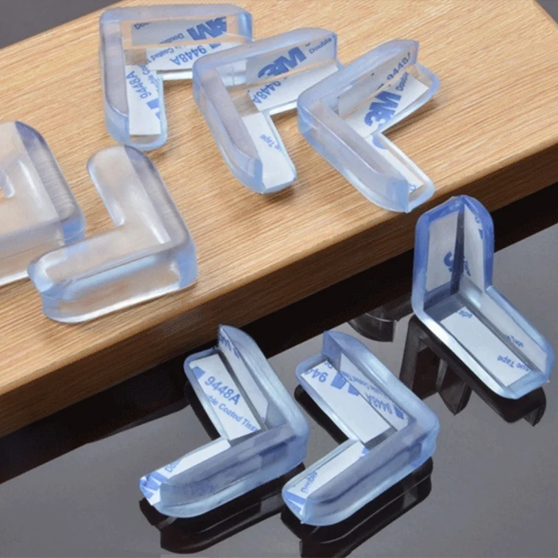 4 PCS /1 PC Child Safety Transparent Silicone Protector Table Corner Protection Cover Children Anticoll Liquid Rubber | Мебель