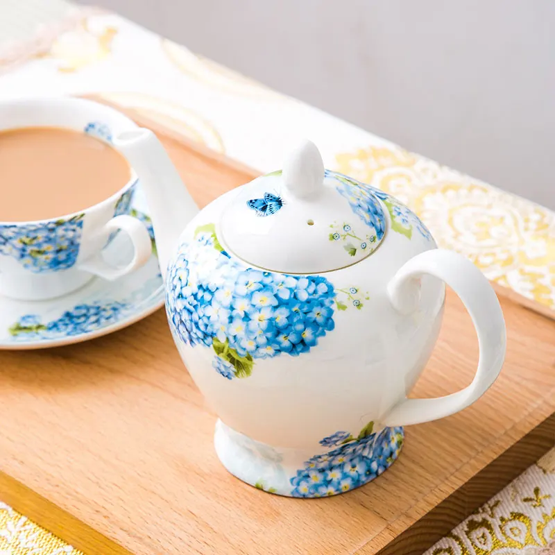 Лаконичный Дизайн gypsophila недорогой домашний чайник для чая и тонкие кости