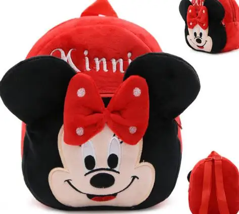 Cartoon Baby bag Школьный ранец мультяшный детский мини-рюкзак с Микки Маусом для девочек и мальчиков для детей милый плюшевый школьный рюкзак лучший подарок на день рождения - Цвет: Cartoon Baby bag