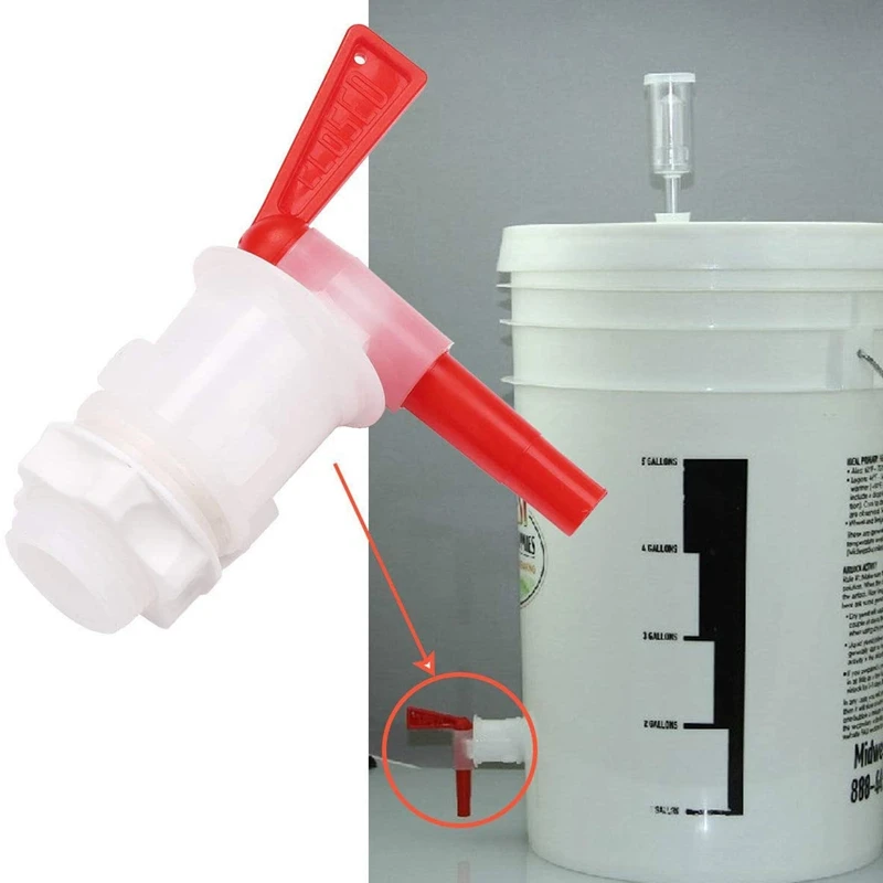 Пластиковый кран ведро для розлива в бутылки сменный вина домашних условиях