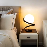 minimalist pug in ring table desk lamps luxury outdoor waterproof aisle bedroom living room decoration bedside lamp lampara b