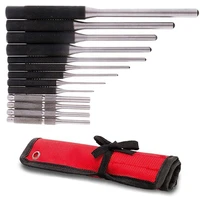 9pcs roll pin punch set tools kit punch tool for gunsmiths jewelry and watch repair handyman hand remover tools