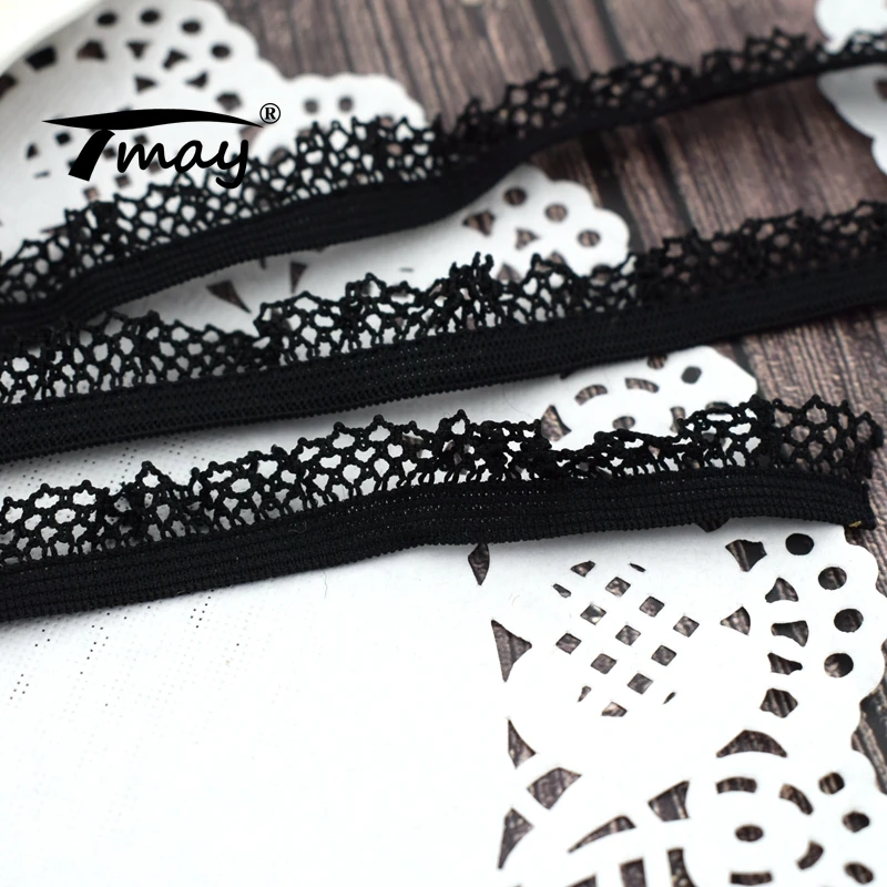 #2013 #2031 сетчатые кружева 8 ярдов/Лот Эластичная отделка эластичный шнур ткань для