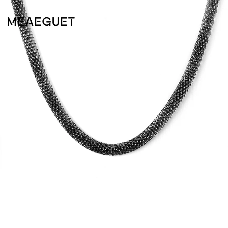 Meaeguet|snake chain necklace|stainless steel chokerchain necklace |