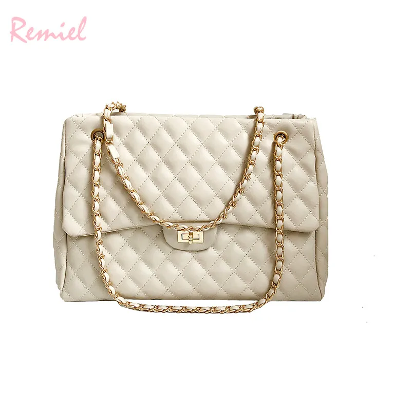 2020 PU Leather Handbags Women's Designer Handbag The Big Lattice Lock Shopping Bag Large Tote Shoulder Bags | Багаж и сумки