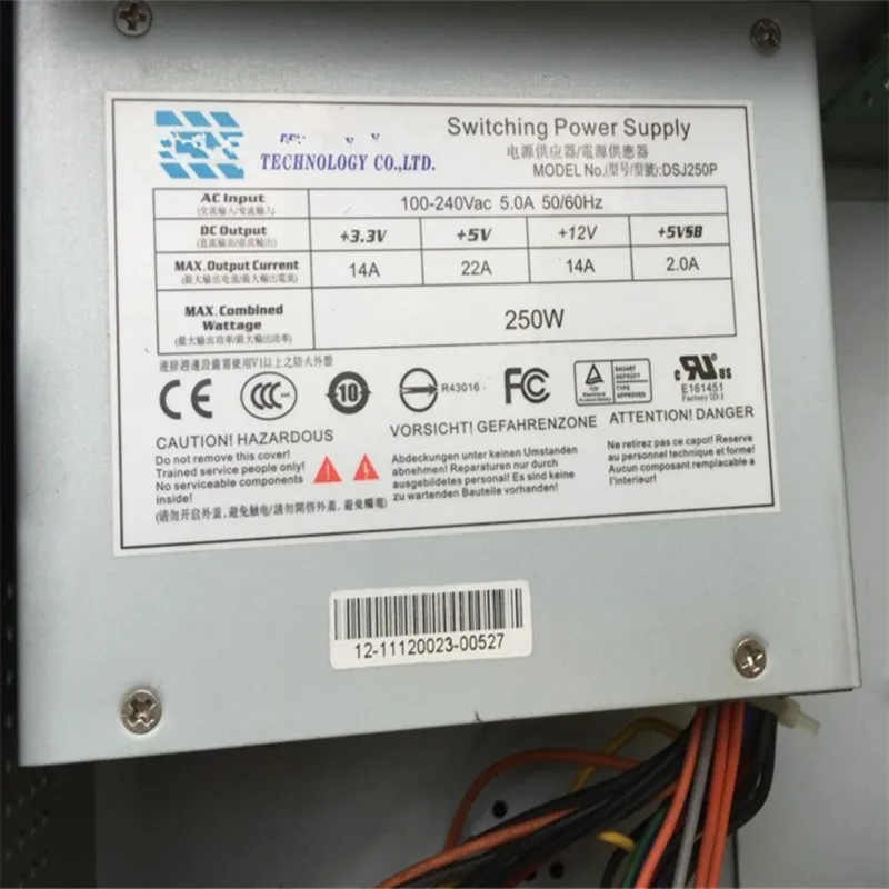 

DSJ250P Server Power Supply 250W DSJ250P Server Power Supply 250W PSU For Haikang video recorder