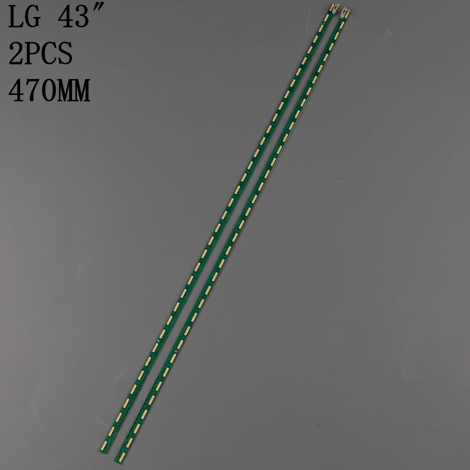 

New Kit 2 PCS 36LED 47cm LED strip for LG 43LF5400 43LF5900 MAK63207801 G1GAN01-0794A G1GAN01-0793A 43inch FHD R L MAK63207801A