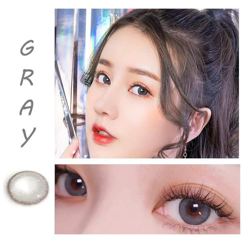 Цвет ed контакты/круг линзы 2 шт./пара синего цвета контактные для глаз