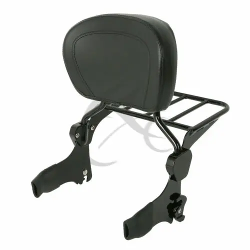 Мотоциклетная съемная спинка Sissy Bar & багажная стойка для Harley Touring Road King Classic Electra