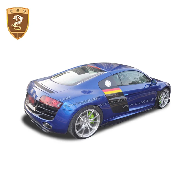 Авто модификация из углеродного волокна для R8 2007 2015 моделей углеродный передний