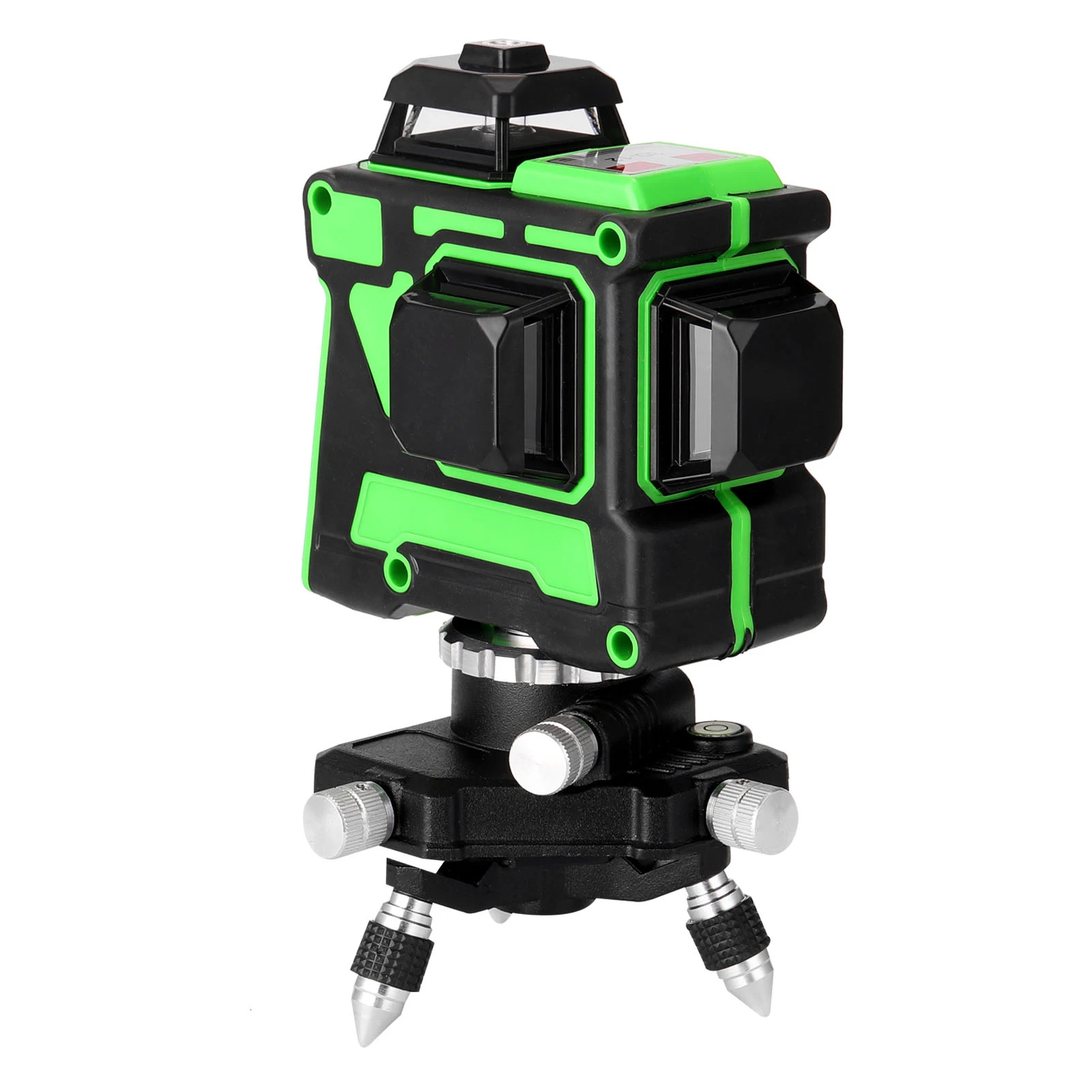 

Multifunctional Laser Level 3D 12 Lines Self-leveling with 1.5M 3 Heights Adjustable Alloy Extension Bar Tripod Stand and Bag
