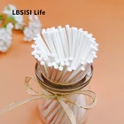 LBSISI Life 100 шт. палочки для леденцов, Пищевые Бумажные палочки, домашние самодельные конфеты, шоколад, сахар, подарок для ребенка