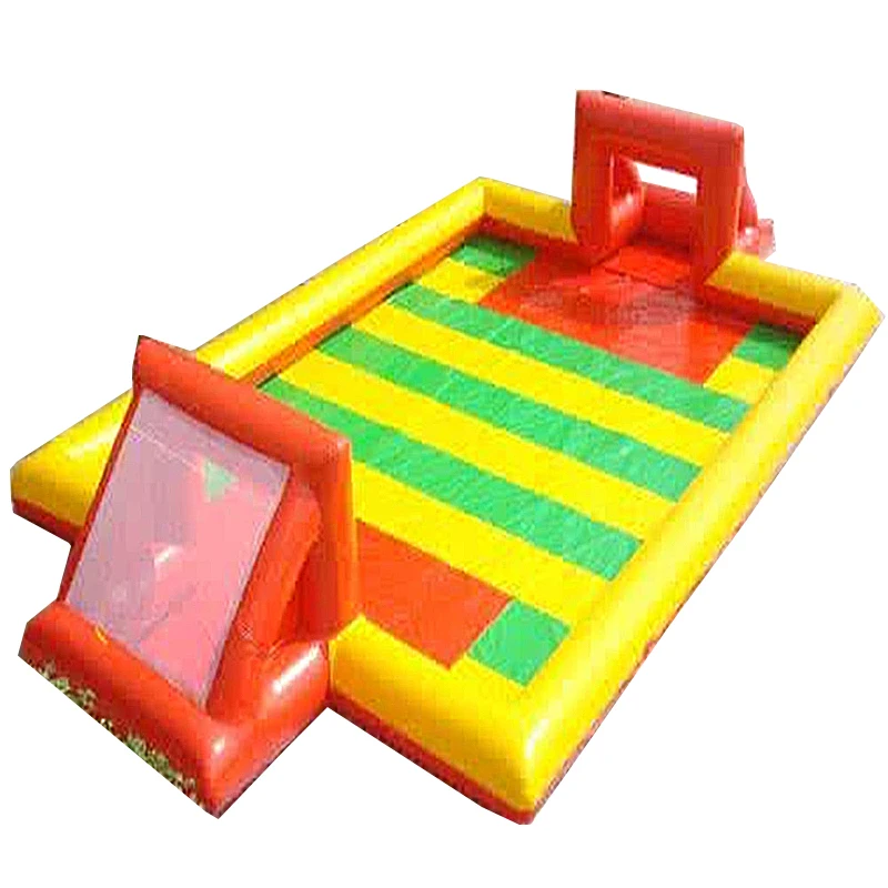 

PVC Inflatable Football Game Inflatable Soccer Field For Sports Games