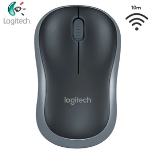Мышь Logitech M185 Беспроводная симметричного дизайна с USB нано-приемником для Windows Mac OS Linux Поддержка официального теста