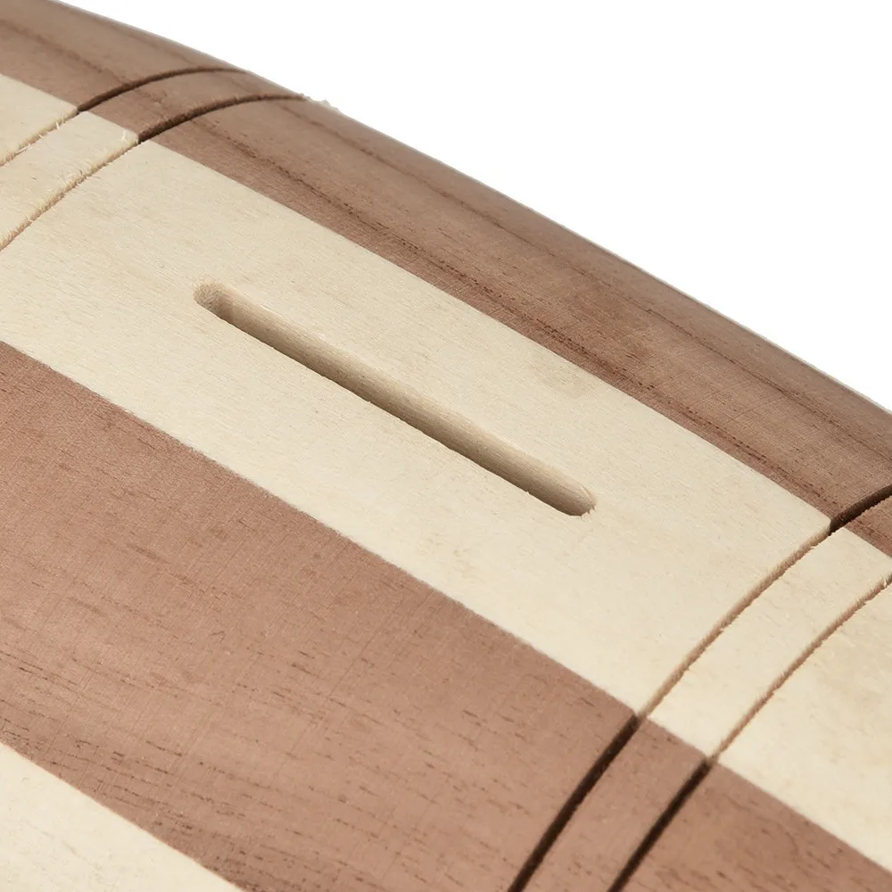 Деревянная копилка сейф для денег бочка вина ручная работа резьба по дереву