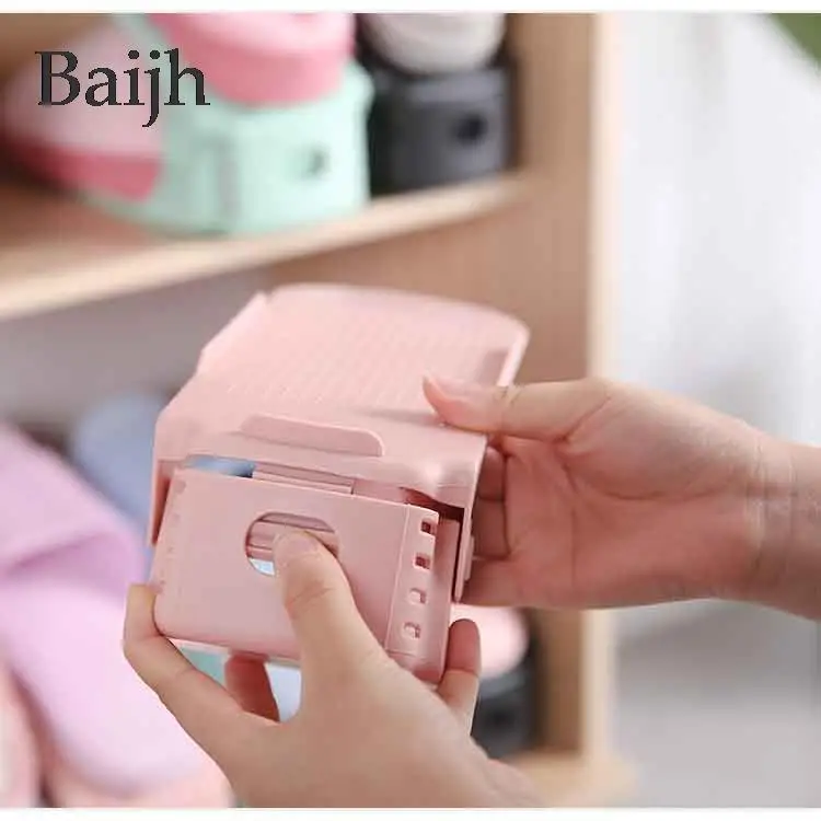 10 шт. Пластиковые регулируемые шкафы для хранения обуви | Дом и сад