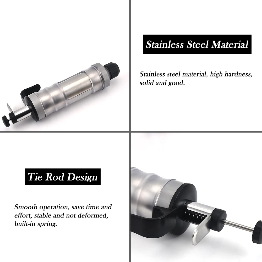 Suuker Icing Decoration Gun Set Stainless Steel Dessert Decorator Cake Decorating Tool with 6 Pcs Russian Piping Nozzles K | Дом и сад