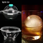 Master Star Silicone PP 6 см большой ледяной шар круглый DIY ледяная форма ледяной куб для дома и бара вечерние кухонные инструменты
