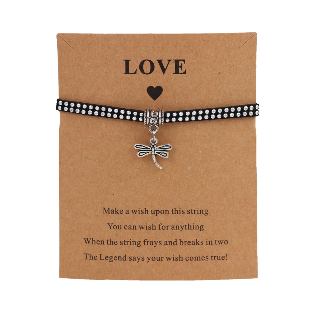 Бесплатная доставка браслет со стрекозой ювелирные изделия для пар подарок