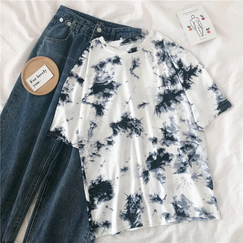 

Hip Hop T-Shirt Female Oversize Short Sleeve T Shirt Party Tops Punk Clothes Plus Size Women Clothing 2021 Summer New Style