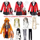 Аниме Kakegurui Runa Yomozuki, костюм для косплея, джабами юмеко, оранжевая толстовка с ушами, реквизит для покера