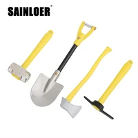 sainloer 110 scale accessories metal shovel hammer pickaxe axe set for 110 rc crawler axial scx10 traxxas trx4 d90 tf2 tamiya