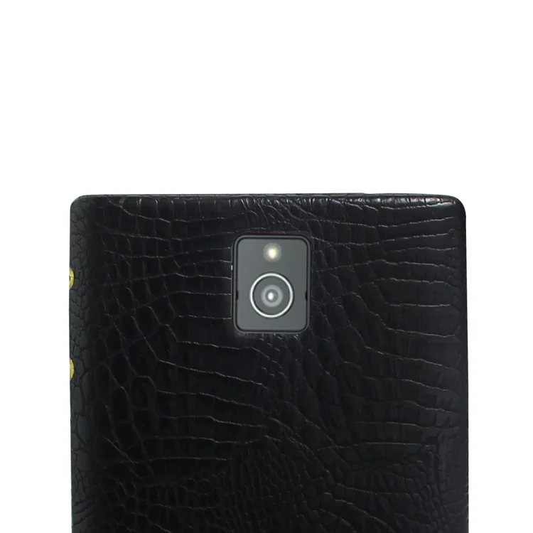 Жесткий защитный чехол из искусственной кожи с узором под крокодиловую кожу