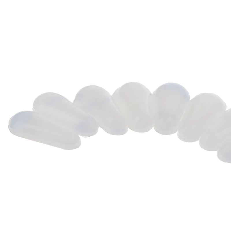 5 пар Противоскользящие силиконовые накладки для носа|Аксессуары очков| |