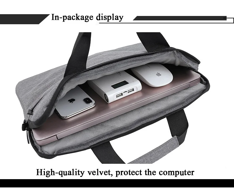Сумка для ноутбука 13/14/15 дюймов водонепроницаемый чехол Macbook Air Pro сумка на плечо