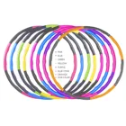 8 частей съемный спортивный обруч для женщин снаряжение для похудения потеря веса тонкая талия брюшной Упражнения Тренажерный Зал Тренировка хула круг