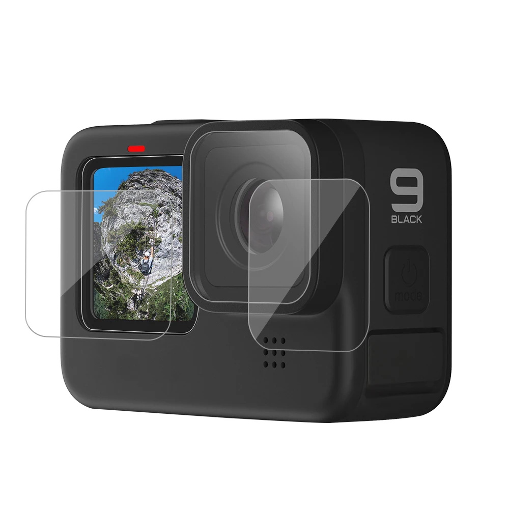 Защитная пленка из закаленного стекла для камеры Gopro Hero 9 | Электроника
