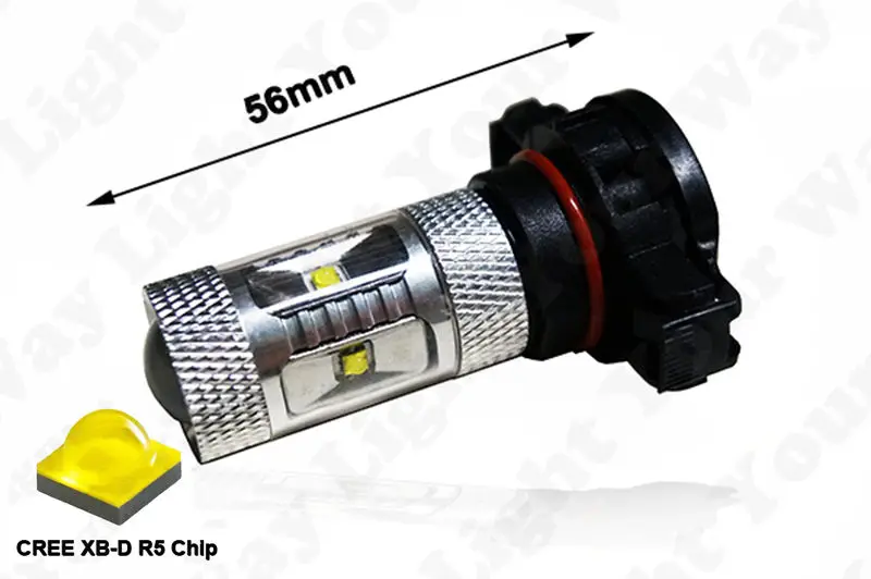 2 шт. синие светодиодсветодиодный противотумансветильник фары 9009 H16 5201 PSX24W 5202 30 Вт