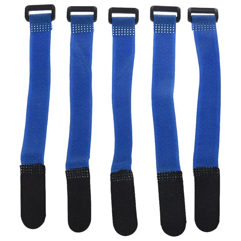5 pcs 20cm Tie Down Strap LiPo Battery for 11.1 3S 2200 Trex 450 RC Helicopter