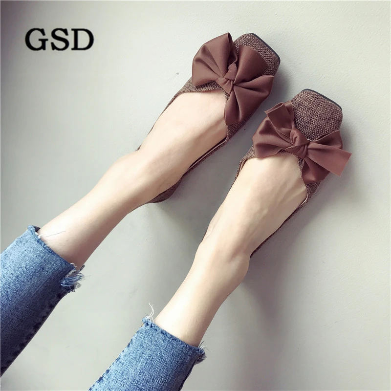 Большие размеры Женская обувь с мягкой подошвой новинка сезон весна осень Туфли