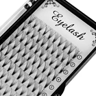 1 коробка модные Индивидуальные Накладные ресницы 8  17 мм CD изгиб Россия готовый объем веер быстрая трансплантация ресницы расширение 3D5D10D20D