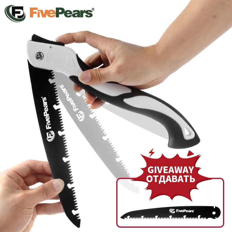 FivePears ручная пила складная походная для сада и дереву Sk5 японская самурай нож