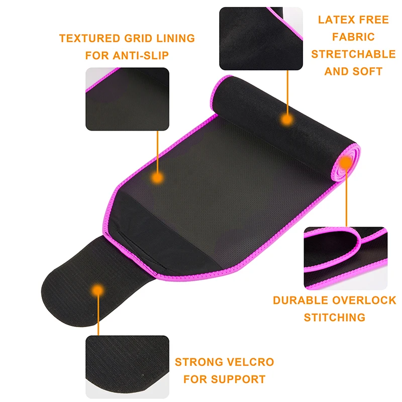 Skybulls пояс для триммера талии для женщин для тренажерного зала, бега, пота, регулируемый пояс, красота, поддержка талии, сауна, пояс для похудения