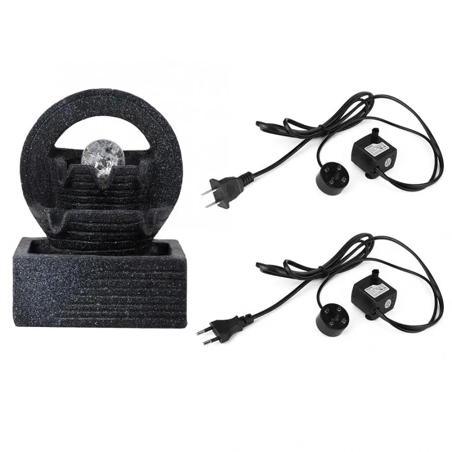 Украшение мини водопад настольный фонтан украшение стола для дома офиса отеля