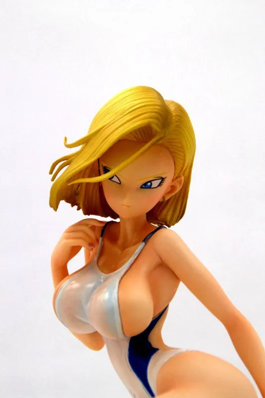 Сексуальная из японского аниме Кукла Dragon Ball Z Android 18 резиновая фигурка героя голая аниме-фигурка для взрослых